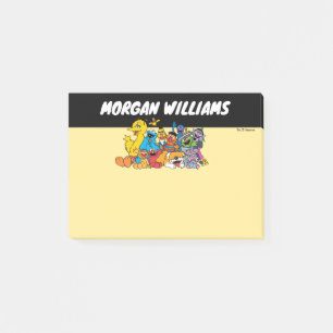 Sesame Street   Sesame Pals Gruppe   Name hinzufüg Post-it Klebezettel
