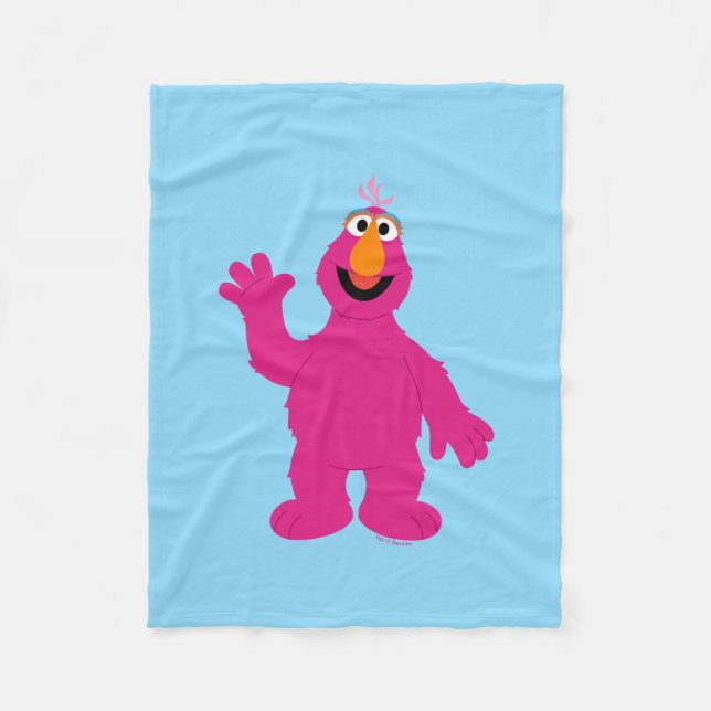 Sesame Street Telly Monster Fleecedecke (Vorderseite)
