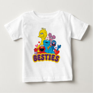 Sesame Street Valentine Besties Baby T-shirt