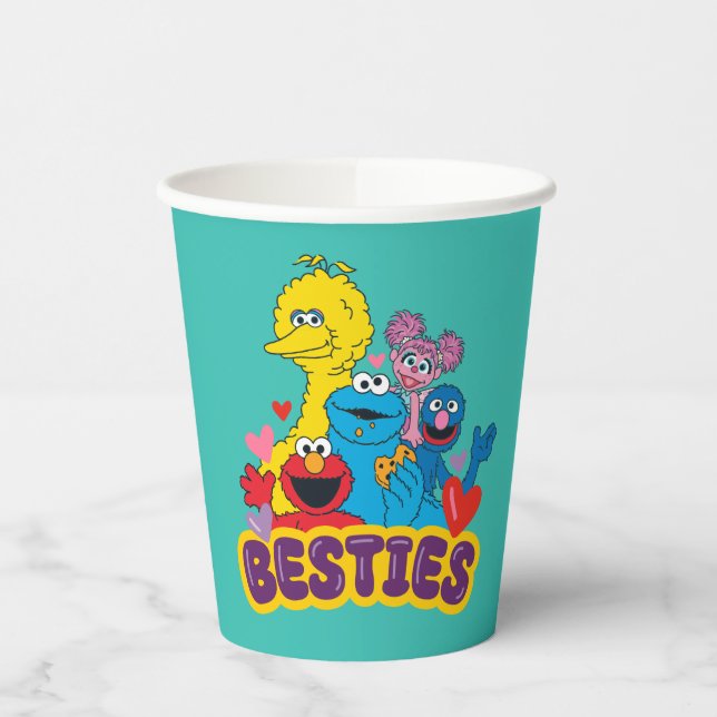 Sesame Street Valentine Besties Pappbecher (Links)