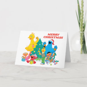 Sesame Street   Weihnachtsfreunde Karte