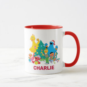 Sesame Street   Weihnachtsfreunde Tasse