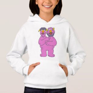 Sesame Street Zwei-Köpfe-Monster Hoodie