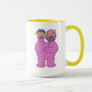 Sesame Street Zwei-Köpfe-Monster Tasse
