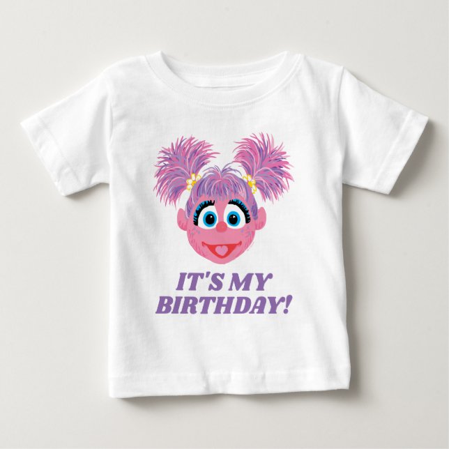 Sesamstraße | Abby Cadabby - Das ist mein Geburtst Baby T-shirt (Vorderseite)