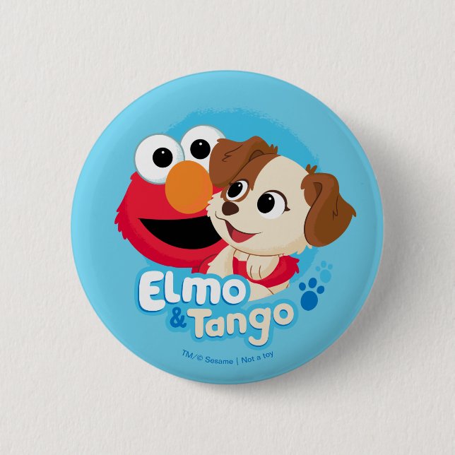Sesamstraße | Abzeichen Elmo & Tango Button (Vorderseite)