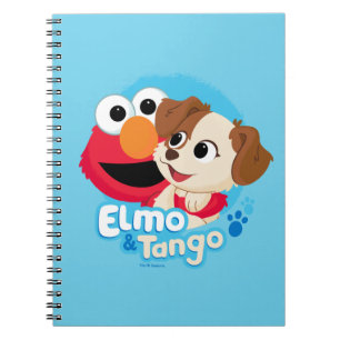 Sesamstraße Abzeichen Elmo & Tango Notizblock
