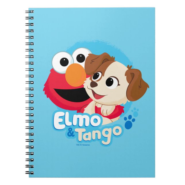 Sesamstraße | Abzeichen Elmo & Tango Notizblock (Vorderseite)