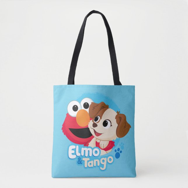 Sesamstraße | Abzeichen Elmo & Tango Tasche (Vorderseite)