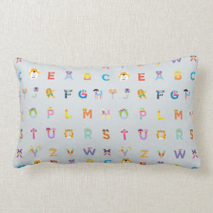Sesamstraße Alphabet - Buchstaben Lendenkissen