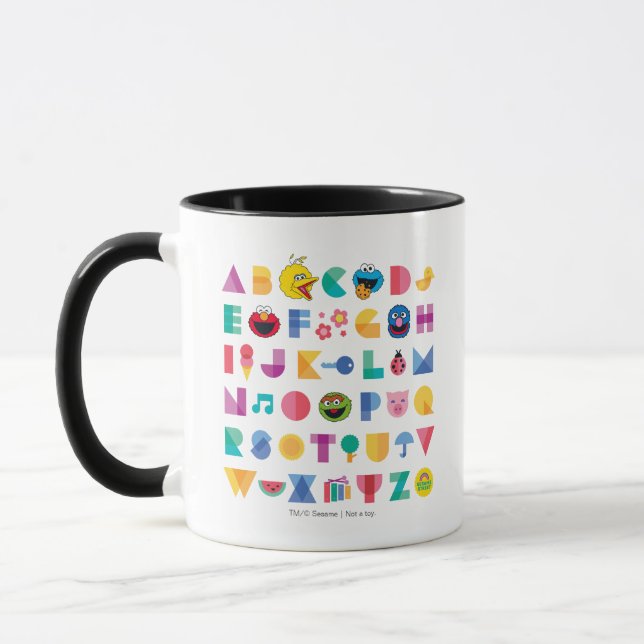 Sesamstraße Alphabet Tasse (Links)
