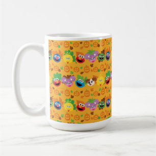 Sesamstraße Autumn Leaves Pattern Kaffeetasse