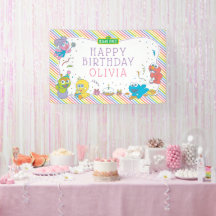 Sesamstraße | Baby's First Birthday Banner