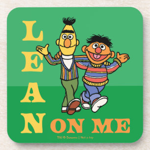 Sesamstraße   Bert & Ernie Lean über mich Getränkeuntersetzer
