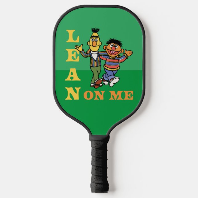 Sesamstraße | Bert & Ernie Lean über mich Pickleball Schläger (Vorderseite)
