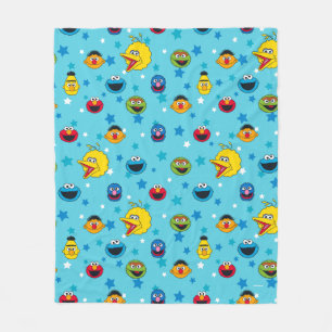 Sesamstraße Best Friends Star Pattern Fleecedecke