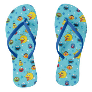 Sesamstraße   Best Friends Star Pattern Flip Flops