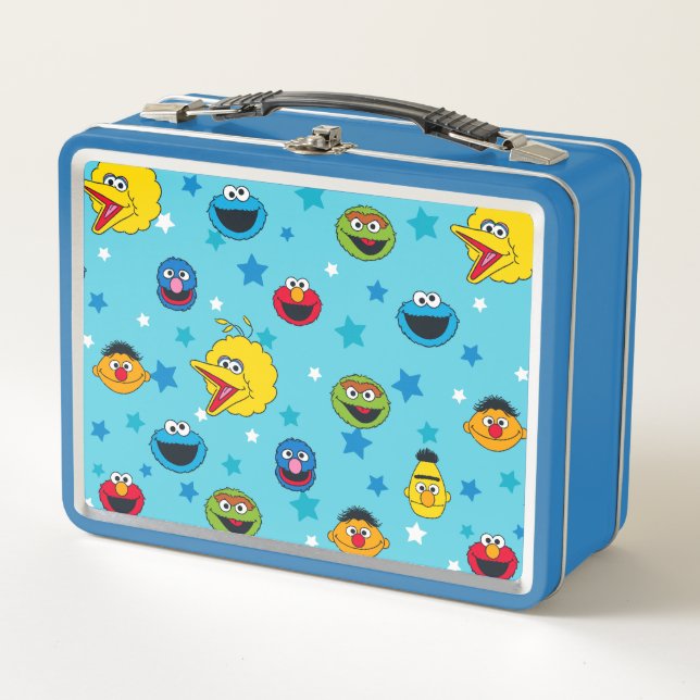 Sesamstraße | Best Friends Star Pattern Metall Lunch Box (Vorderseite)
