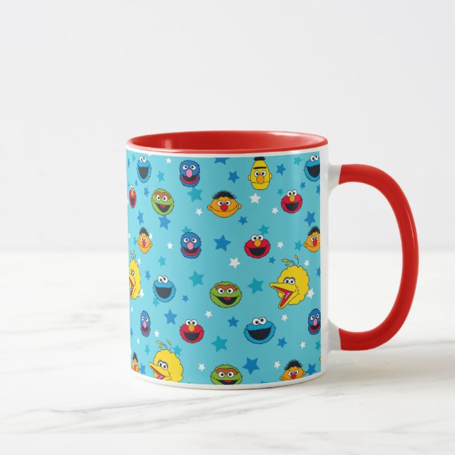 Sesamstraße | Best Friends Star Pattern Tasse (Rechts)