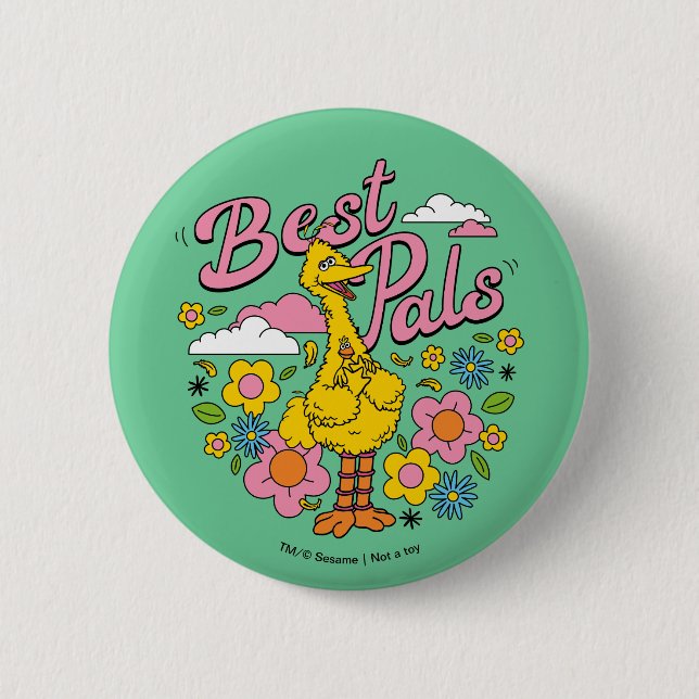 Sesamstraße | Best Yellow Bird Pals Button (Vorderseite)