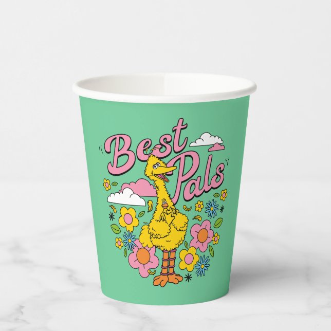 Sesamstraße | Best Yellow Bird Pals Pappbecher (Links)