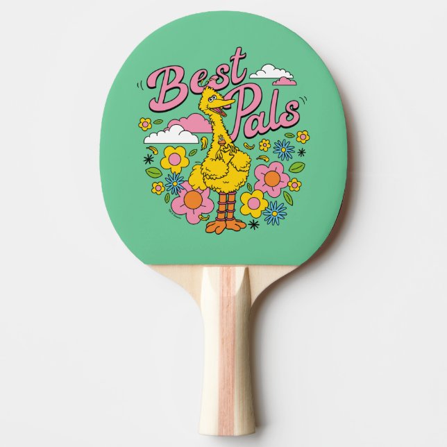 Sesamstraße | Best Yellow Bird Pals Tischtennis Schläger (Vorderseite)