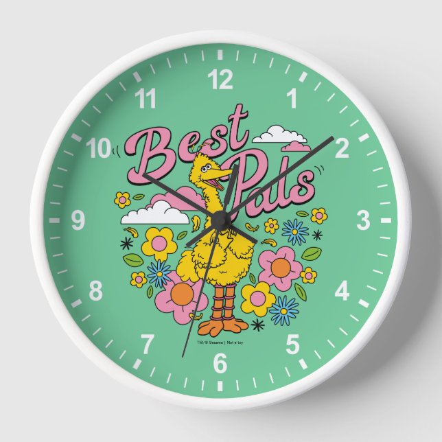 Sesamstraße | Best Yellow Bird Pals Uhr (Vorderseite)