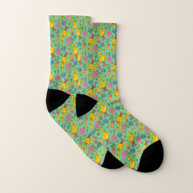 Sesamstraße | Big Bird & Little Bird Muster Socken (Paar)