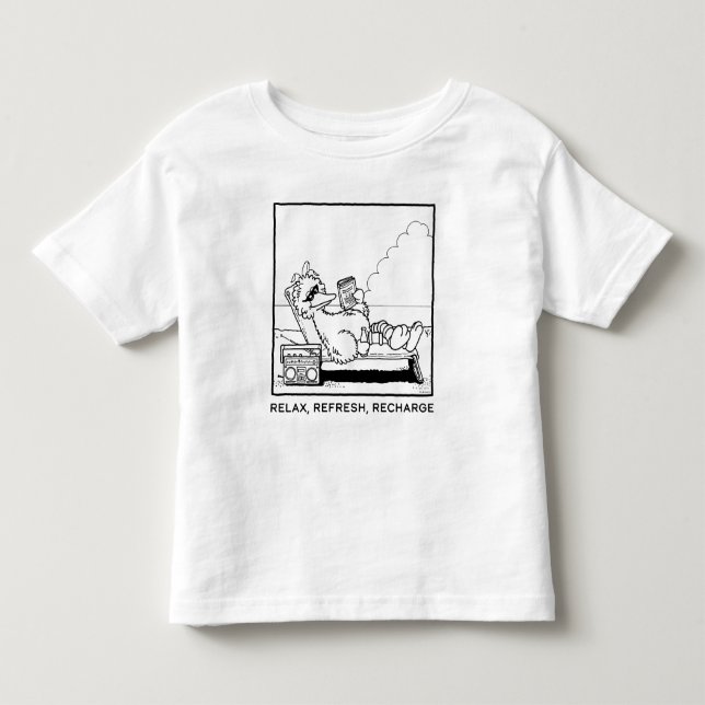 Sesamstraße | Big Bird Relax Relax Relax Kleinkind T-shirt (Vorderseite)