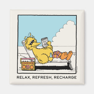 Sesamstraße   Big Bird Relax Relax Relax Magnet