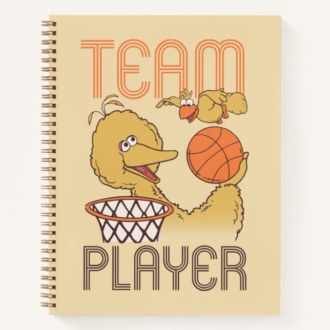 Sesamstraße | Bird Bird Team Player Notizbuch (Vorderseite)