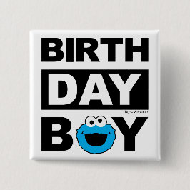 Sesamstraße | Cookie Monster - Birthday Boy Button