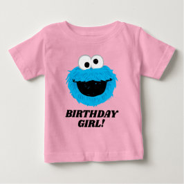 Sesamstraße | Cookie Monster - Birthday Girl Baby T-shirt