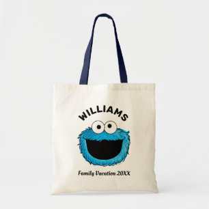Sesamstraße Cookie Monster Familienurlaub Tragetasche