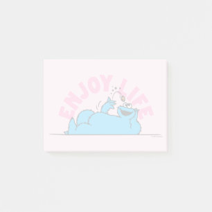 Sesamstraße   Cookie Monster Genießen Sie das Lebe Post-it Klebezettel