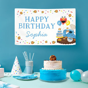 Sesamstraße   Cookie Monster Happy Birthday Banner