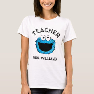 Sesamstraße   Cookie Monster Lehrer T-Shirt