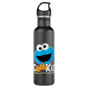 Sesamstraße   Cookie Monster Love Cookies Edelstahlflasche
