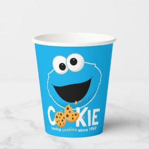 Sesamstraße Cookie Monster Love Cookies Pappbecher