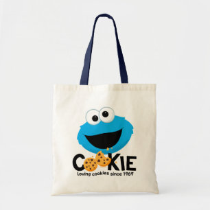 Sesamstraße Cookie Monster Love Cookies Tragetasche