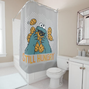 Sesamstraße Cookie Monster - Noch Hunger Duschvorhang