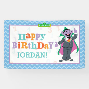 Sesamstraße   Count von Count Birthday Banner
