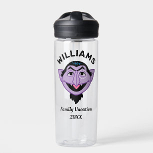 Sesamstraße Count von Count Family Vacation Trinkflasche