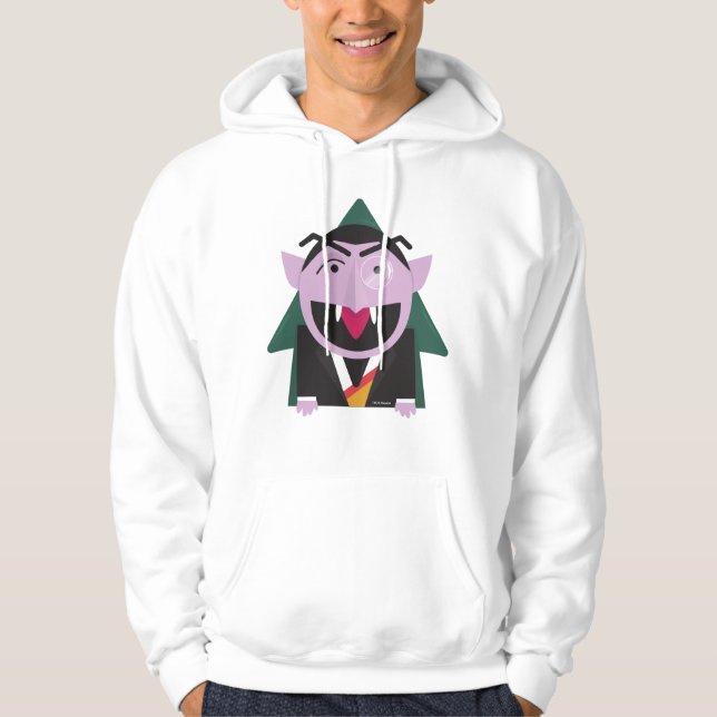 Sesamstraße | Count von Count Illustration Hoodie (Vorderseite)