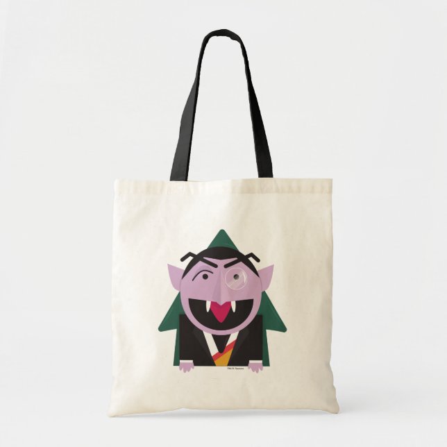 Sesamstraße | Count von Count Illustration Tragetasche (Vorne)