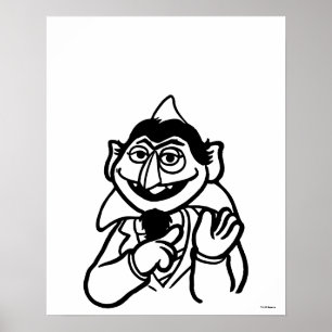 Sesamstraße   Count von Count Poster