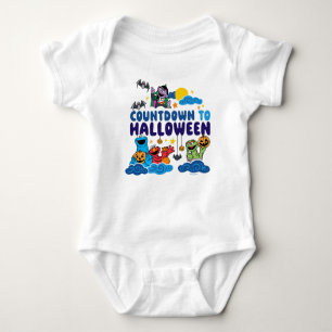 Sesamstraße   Countdown bis Halloween Baby Strampler