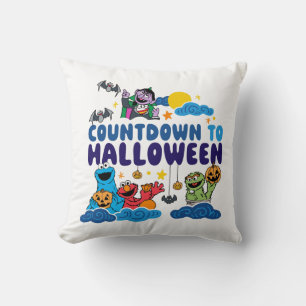 Sesamstraße   Countdown bis Halloween Kissen