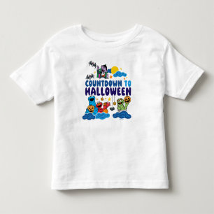 Sesamstraße Countdown bis Halloween Kleinkind T-shirt
