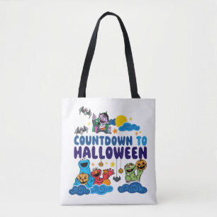 Sesamstraße Countdown bis Halloween Tasche
